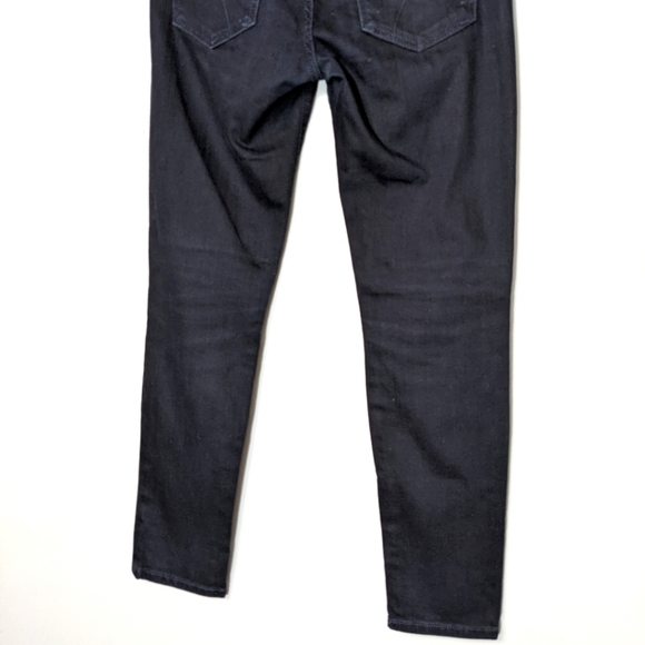Joe’s Jeans Ankle Cigarette Pant Mid-Rise Jeans Reed Wash Size 26 Black Blue - Picture 6 of 12